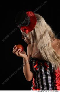 10 2018 01 CHRISTY STANDING POSE WITH APPLE